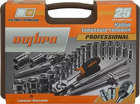 Набор головок торцевых Ombra 911225 – анонс, характеристики, 911225 