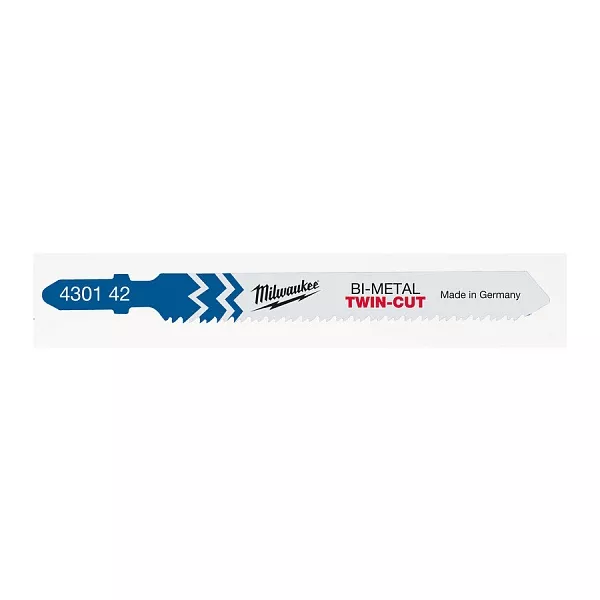 Полотна для лобзика Milwaukee Bi 91x2.5/1.8mm T 123xF 5шт Универсальные – купить в , подробное изображение 

