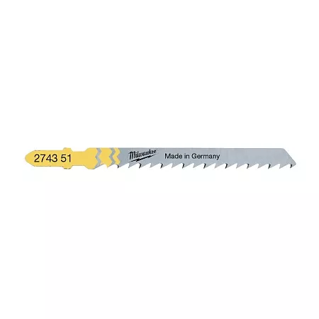 Полотна для лобзика Milwaukee 75x2.5 mm T 101 B - 5шт для чистой резки – анонс, характеристики, 