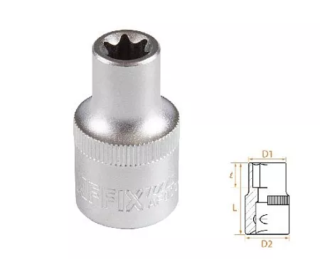 Головка торцевая TORX Е-стандарт 1/2&quot;, E11 AFFIX AF00043011 AFFIX – анонс, характеристики, MSTAF00043011 