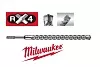 Набор буров SDS-Plus RX4 Milwaukee с 4-мя режущими кромками (7шт) -6шт – купить в , подробное изображение 

