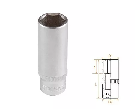 Головка торцевая глубокая шестигранная 1/4&quot;, 13 мм AFFIX AF00120013 AFFIX – анонс, характеристики, MSTAF00120013 