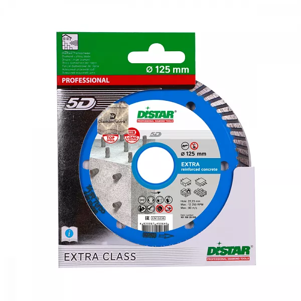 Алмазный диск DISTAR 1A1R TURBO EXTRA D125 : 2 380 ₽ Алмазный диск DISTAR 1A1R TURBO EXTRA D125 : детальное описание и быстрый заказ