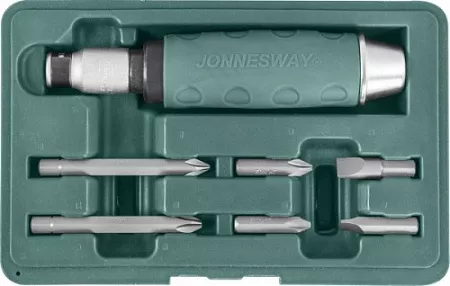 Цена по акции на набор ударных отверток jonnesway ag010055a в магазине Инструмент-24