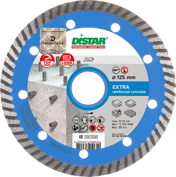 Алмазный диск DISTAR 1A1R TURBO EXTRA D125 : 2 380 ₽ Алмазный диск DISTAR 1A1R TURBO EXTRA D125 : детальное описание и быстрый заказ