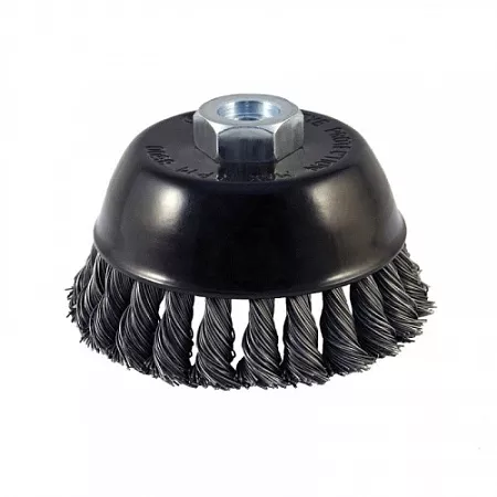 Щётка чашечная жгутовая для УШМ, METAL Standard, 120xМ14 - ST0.50 - RPM 6500 &quot;D.BOR&quot; – анонс, характеристики, 