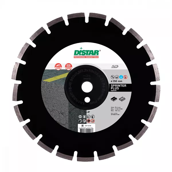 Алмазный диск DISTAR 1A1RSS/C1S-W Sprinter Plus D300 : детальное описание и быстрый заказ