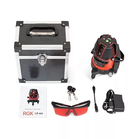 Комплект: лазерный уровень RGK LP-64 + штатив RGK LET-170 (779029) RGK – анонс, характеристики, 