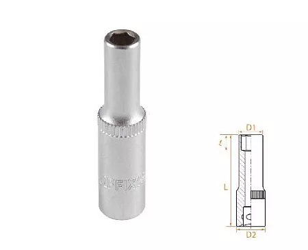 Головка торцевая глубокая шестигранная 1/4&quot;, 5,5 мм AFFIX AF00120055 AFFIX – анонс, характеристики, MSTAF00120055 