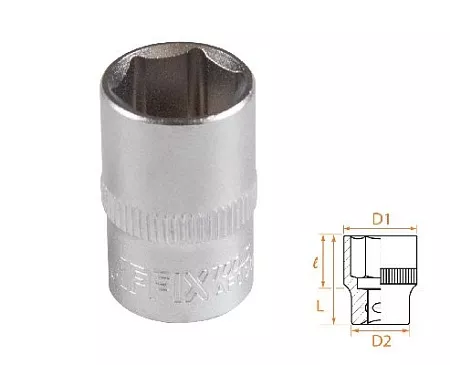 Головка торцевая стандартная шестигранная 3/8&quot;, 13 мм AFFIX AF00030013 AFFIX – анонс, характеристики, MSTAF00030013 