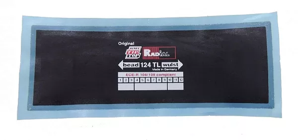 Детальное фото:clipper заплата 512 1245 кордовая для бок порезов 124 75*220мм