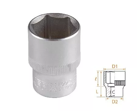Головка торцевая стандартная шестигранная 1/2&quot;, 21 мм AFFIX AF00040021 AFFIX – анонс, характеристики, MSTAF00040021 