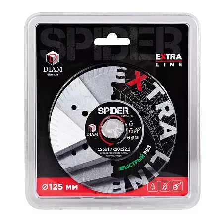 Акции и распродажи - диск алмазный 1a1r spiderextra line 125x1,3x10x22,2 (керамогранит) (000717) в магазине tool-24