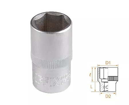 Головка торцевая стандартная шестигранная 1/2&quot;, 16 мм AFFIX AF00040016 AFFIX – анонс, характеристики, MSTAF00040016 