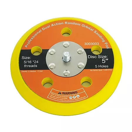 SCHTAER 5pad опора для шлифовальной машинки (125 мм, 6 отверстий) SCHTAER – анонс, характеристики, 