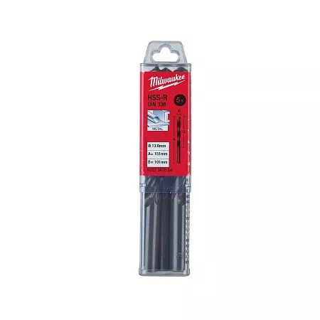 Milwaukee 10.0 x 133 - 10 шт Сверло по металлу HSS-R - DIN 338 – анонс, характеристики, 