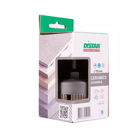 Алмазная коронка DISTAR DDS-W Ceramics D70 – анонс, характеристики, 