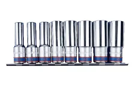 Набор глубоких торцевых головок 1/2&quot;, шестигранные, 12-24 мм, 8 предметов KING TONY 4308MR11 KING TONY – анонс, характеристики, MST4308MR11 