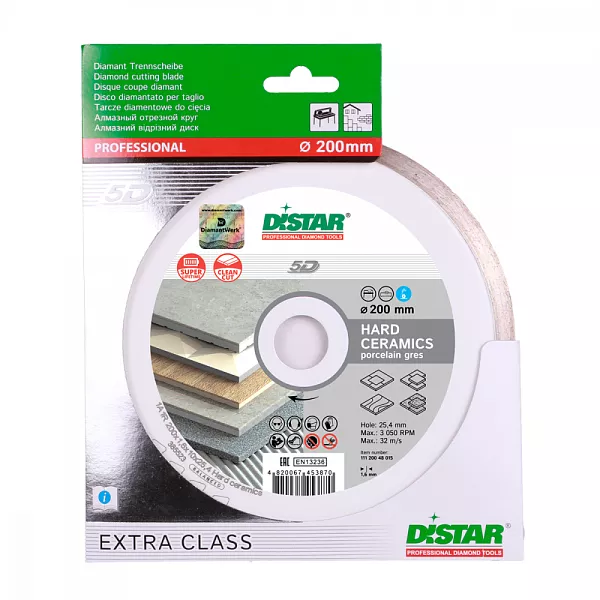 Алмазный диск DISTAR 1A1R HARD CERAMICS D200 : детальное описание и быстрый заказ