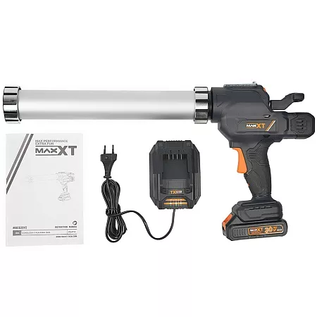 *MDCG20V2 Аккумуляторный пистолет для герметика MAXXT, 20V/2.0AH, 0,6 л MAXXT – анонс, характеристики, 