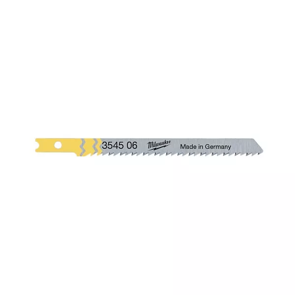 Полотна для лобзика Milwaukee 75 x 4 mm - 5шт с U-образным хвостовиком – купить в , подробное изображение 
