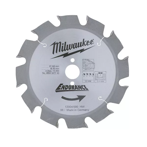 Milwaukee WCSB 165 x 30 x36 Диск для циркулярной пилы – купить в , подробное изображение 
