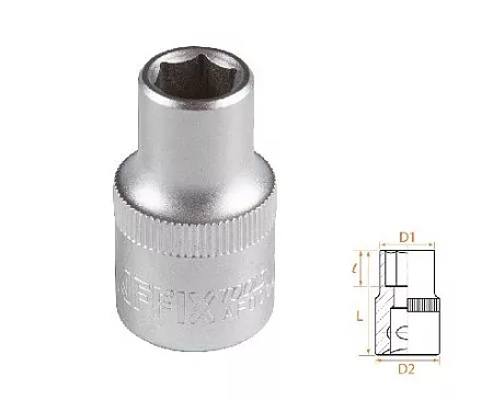 Головка торцевая стандартная шестигранная 1/2&quot;, 10 мм AFFIX AF00040010 AFFIX – анонс, характеристики, MSTAF00040010 