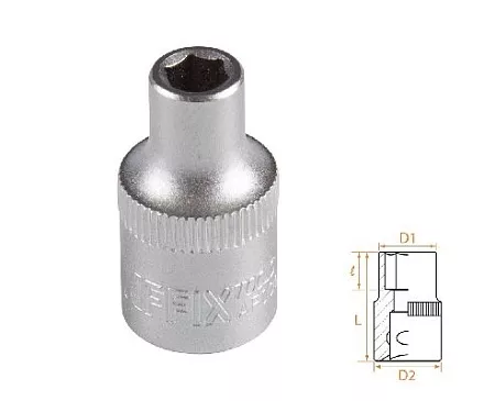 Головка торцевая стандартная шестигранная 3/8&quot;, 6 мм AFFIX AF00030006 AFFIX – анонс, характеристики, MSTAF00030006 