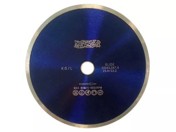 Алмазный диск MESSER KG/L для керамогранита D180 : детальное описание и быстрый заказ