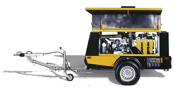 Компрессор KAESER M 64 G 8,5 кВа дизельный, встроенный эл.генератор – купить в , подробное изображение 
