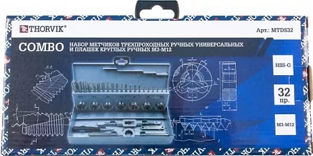 Набор метчиков Thorvik MTDS32 – анонс, характеристики, MTDS32 