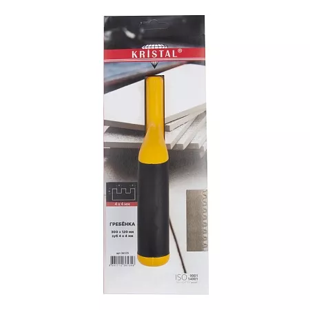 Гребёнка KRISTAL 300х120мм, зуб 4х4 (36135) KRISTAL – анонс, характеристики, 36135 