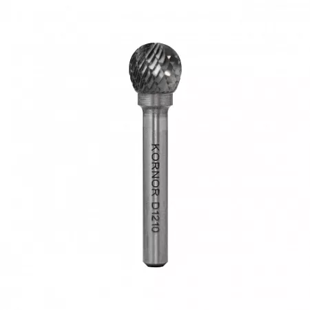 Борфреза сферическая KORNOR D0403BM03 насечка двойная типа D – анонс, характеристики, 