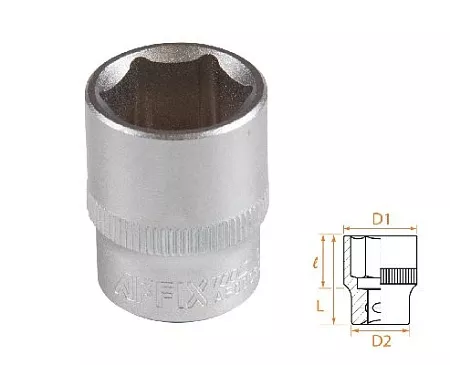 Головка торцевая стандартная шестигранная 3/8&quot;, 17 мм AFFIX AF00030017 AFFIX – анонс, характеристики, MSTAF00030017 