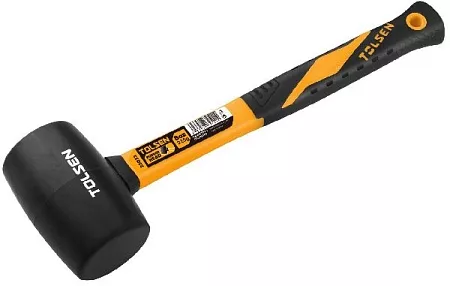 Киянка "GRIPro", 450 г, фибергласовая рукоятка, черная TOLSEN TT25035 : в описании характеристика и цена Цена по акции на киянка "gripro", 450 г, фибергласовая рукоятка, черная tolsen tt25035 в магазине Инструмент-24