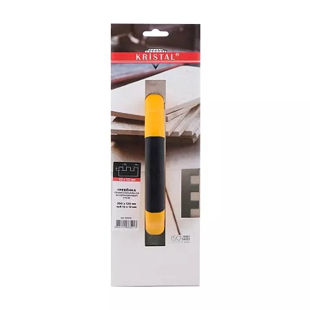 Гребёнка профессиональная KRISTAL 350х120мм, зуб 12х12 нержавейка, закрытая ручка (36521) KRISTAL – анонс, характеристики, 36521 