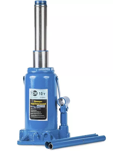 Детальная фотография домкрат телескопический tor дгт-10 г/п 10 т