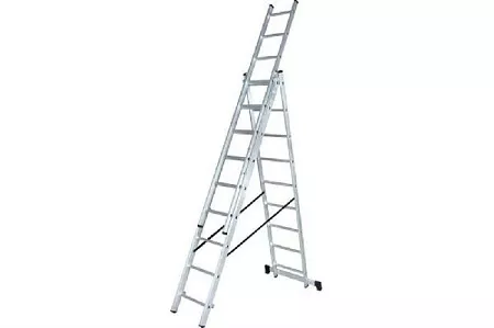 Фото-описание лестница алюминиевая трёхсекционная ла 3х9 вихрь, , шт Акции в Инструмент-24 на лестница алюминиевая трёхсекционная ла 3х9 вихрь, , шт