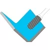Борфреза сфероцилиндрическая KORNOR C0820M06 насечка стандарт типа C – купить в , подробное изображение 
