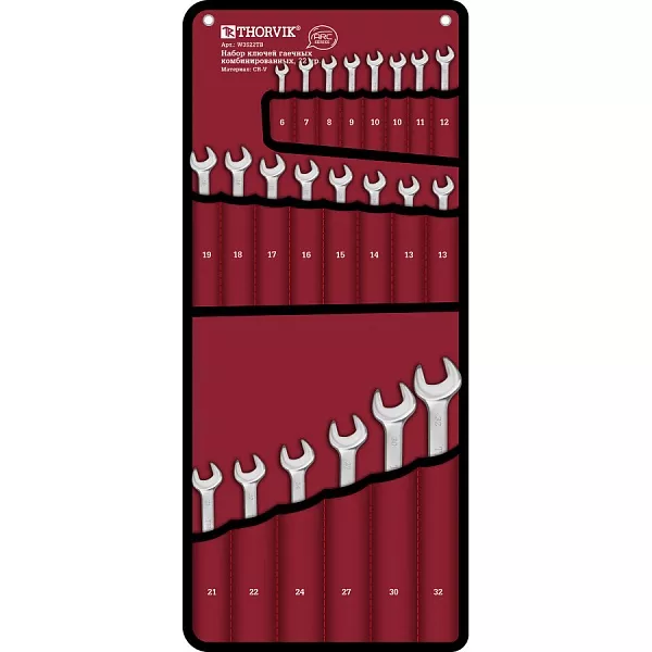 Набор ключей комбинированных Thorvik ARC W3S22TB 6-32 мм : 52609/W3S22TB Набор ключей комбинированных Thorvik ARC W3S22TB 6-32 мм : 5 060 ₽