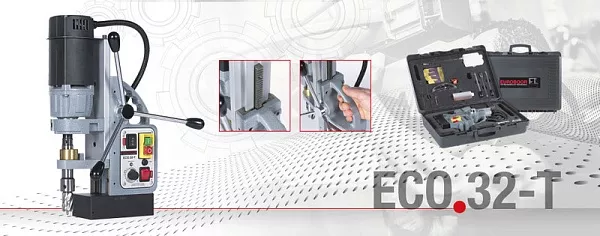 EUROBOOR ECO.32-T Магнитный сверлильный станок – купить в , подробное изображение 
