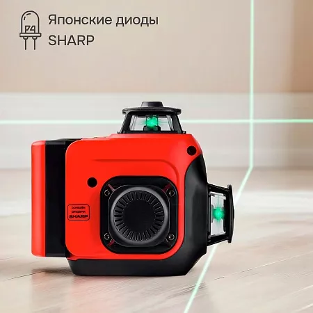Лазерный уровень RGK ALPHA 3D с калибровкой с зелёным лучом (135050) RGK – анонс, характеристики, 