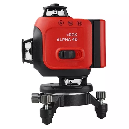 Лазерный уровень RGK ALPHA 4D с калибровкой с зелёным лучом (135054) RGK – анонс, характеристики, 