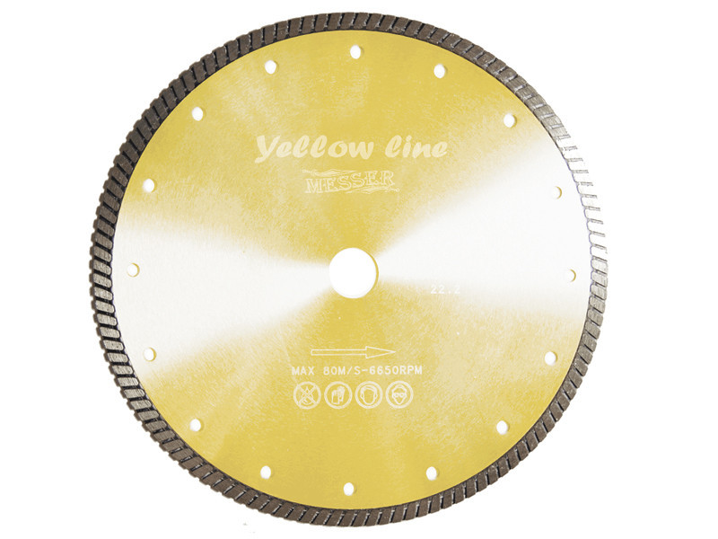 Алмазный диск MESSER Yellow Line Beton Турбо D125