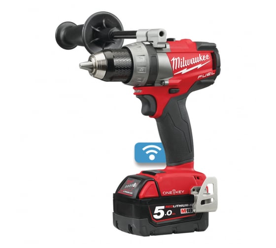 Milwaukee M18 ONEDD-502X Дрель шуруповерт FUEL ONE-KEY (5 Ач)