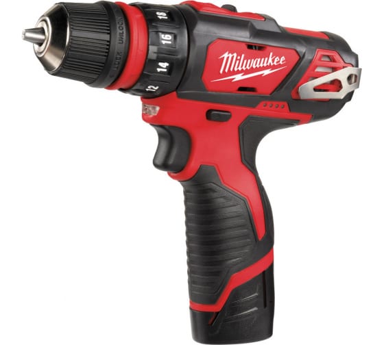 Детальное изображение : milwaukee m12 bddx-202x дрель шуруповерт с насадками