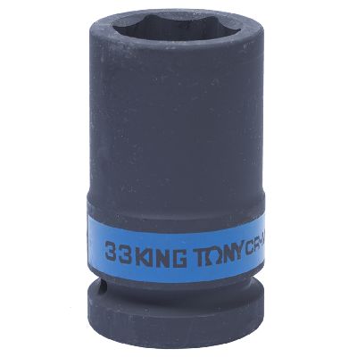 Головка торцевая ударная глубокая шестигранная 1&quot;, 33 мм KING TONY 843533M KING TONY – анонс, характеристики, MST843533M 