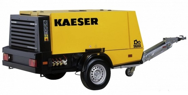 Компрессор KAESER M 100 (на шасси) дизельный, подготовка воздуха тип-А – купить в , подробное изображение 
