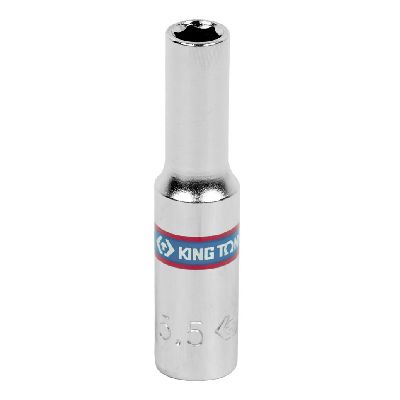 Головка торцевая глубокая шестигранная 1/4&quot;, 5,5 мм KING TONY 223555M KING TONY – анонс, характеристики, MST223555M 