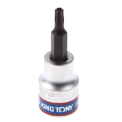 Насадка (бита) торцевая 3/8&quot;, Torx, T20, L = 50 мм, с отверстием KING TONY 302720 KING TONY – анонс, характеристики, MST302720 